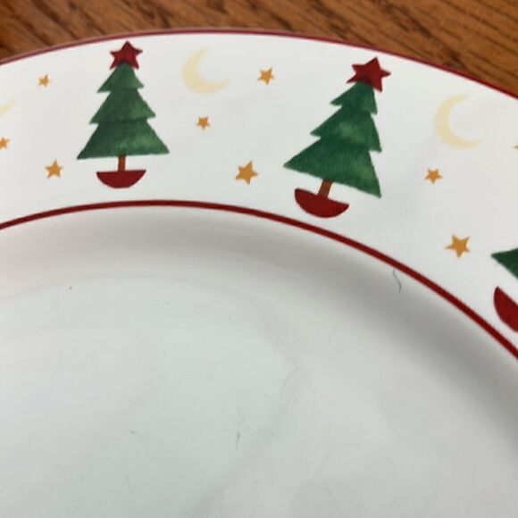 Set B- “Magic of Santa” Set 2-Christmas Dinner Plates By Sakura by Debbie Mumm - Picture 3 of 4